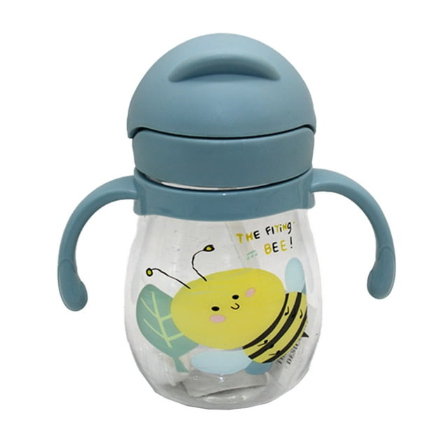 Baby Cup with Straw 12-18 months, Weighted ball Sippy cup for Toddlers with Handle