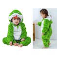 thumbnail image 1 of Baby Cute Hooded Jumpsuit Cartoon Animal Outfit Long Sleeve Bodysuit Baby Christmas Gifts Girl Outfitss, 1 of 5