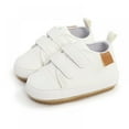 thumbnail image 1 of Baby Cute Soft-soled Non-slip Hook & Loop PU Leather Shoes Sneakers, 1 of 5