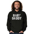 thumbnail image 1 of Baby Daddy Funny Expecting Fathers Hoodie Hooded Sweatshirt Men Brisco Brands S, 1 of 5