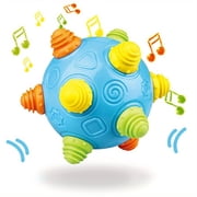 Baby Dancing Ball Toy - Moves and plays music, interactive sensory toy, encourages baby to crawl and jump, BPA-free, gift.