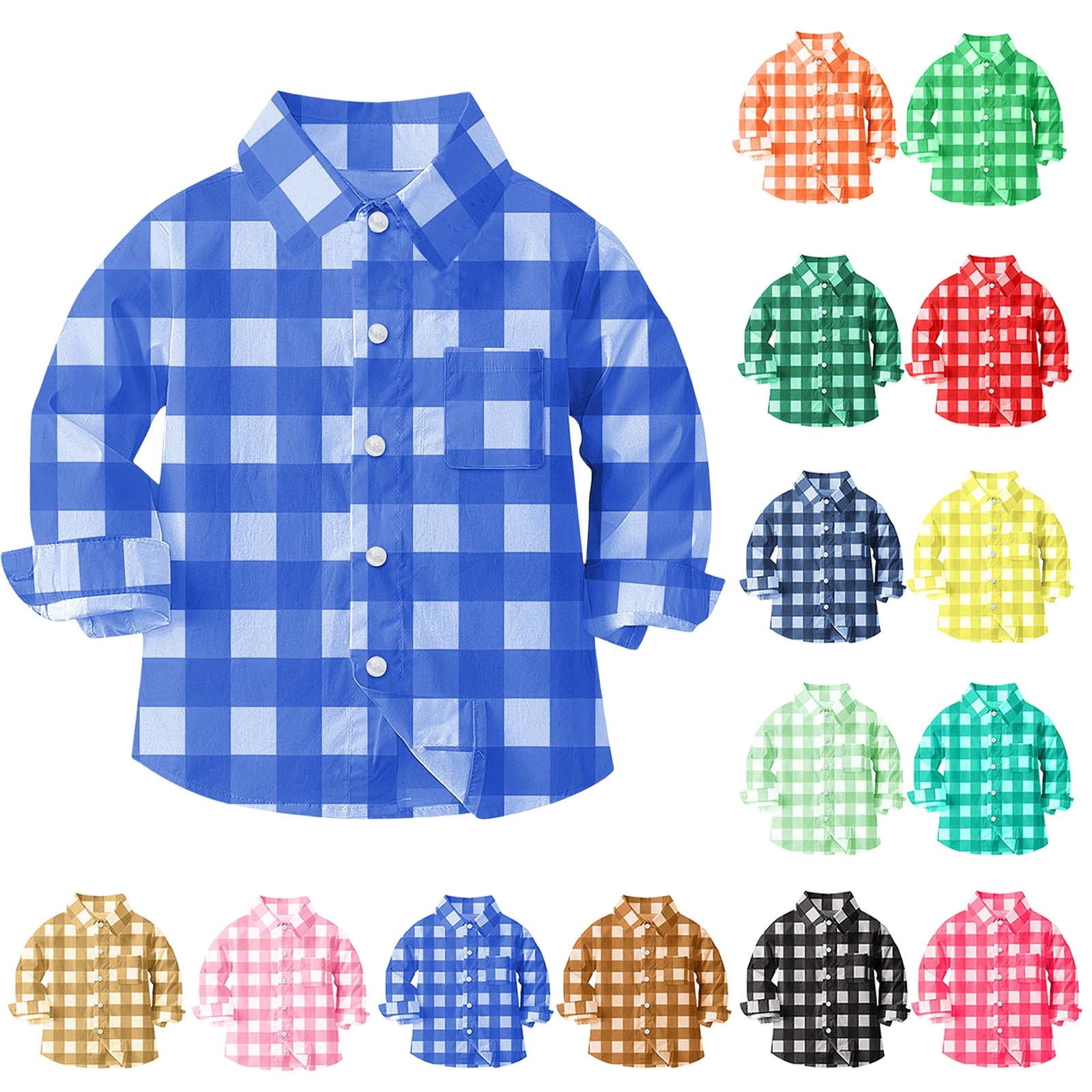 Baby Boy Pre Winter Full Sleeves Check Shirt