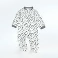 thumbnail image 1 of Baby Days Savings! Joau Newborn Infant Baby Boys Girls Zip Up Onesie Romper Long Sleeve Footies Bodysuit Jumpsuit Coveralls Toddler Outfits Clothes 0-18 Months, 1 of 1