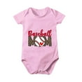 thumbnail image 1 of Baby Deals!Toddler Girl Clothes Clearance,Toddler Baby Boys Girl Comfortable Mother's Day Baseball Print Short Sleeve Romper Jumpsuit, 1 of 6