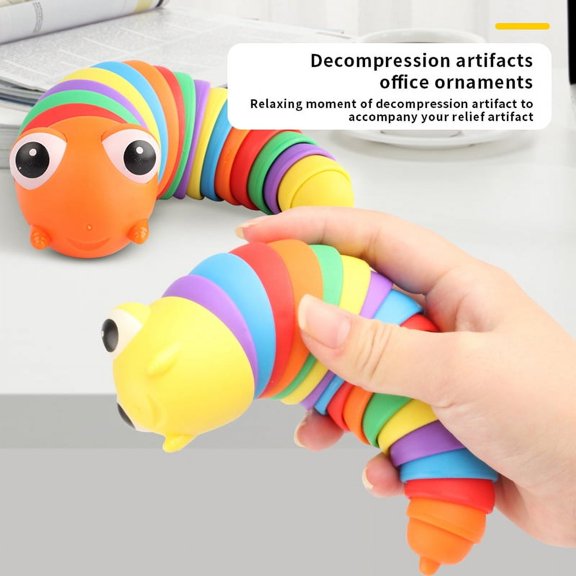 Baby Decompression Sensory Toys - 3D Decompress Caterpillars, Fun Decompression, Parent-child Interaction