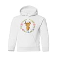 thumbnail image 1 of Baby Deer And Floral Wreath Hoodie Juniors -Image by Shutterstock,  x-Large, 1 of 4