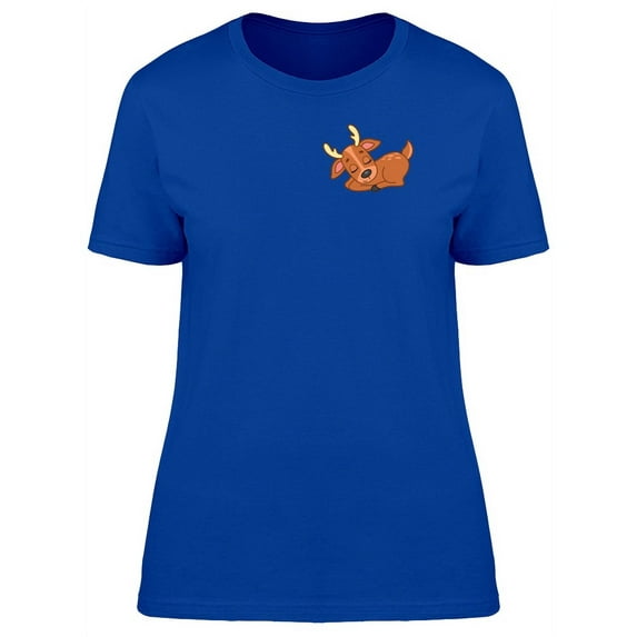 Baby Deer Sleeping T-Shirt Women -Image by Shutterstock, Female Medium