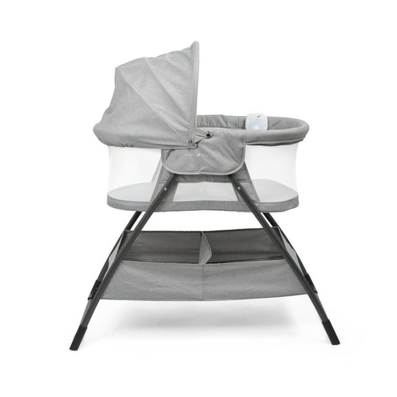 Baby Delight Beside Me Deluxe Bedside Infant Bassinet, Gray, 0-5 Months, JPMA Certified