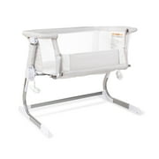 Beside Me Dreamer Organic Bassinet & Bedside Sleeper, Adjustable, Breathable & Portable, Organic Rose