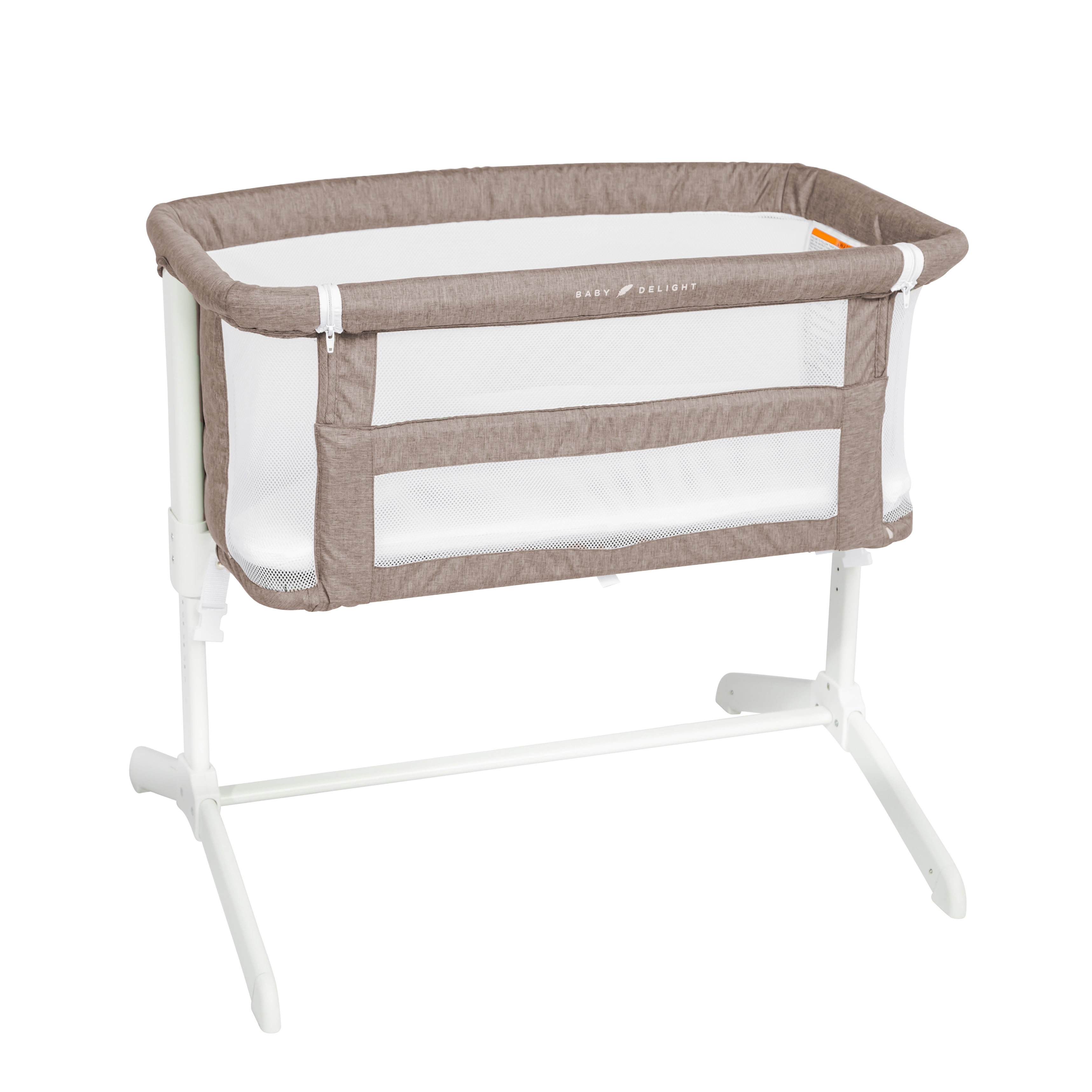 Baby Delight Beside Me Serenity Bassinet and Bedside Sleeper, Mocha Tweed