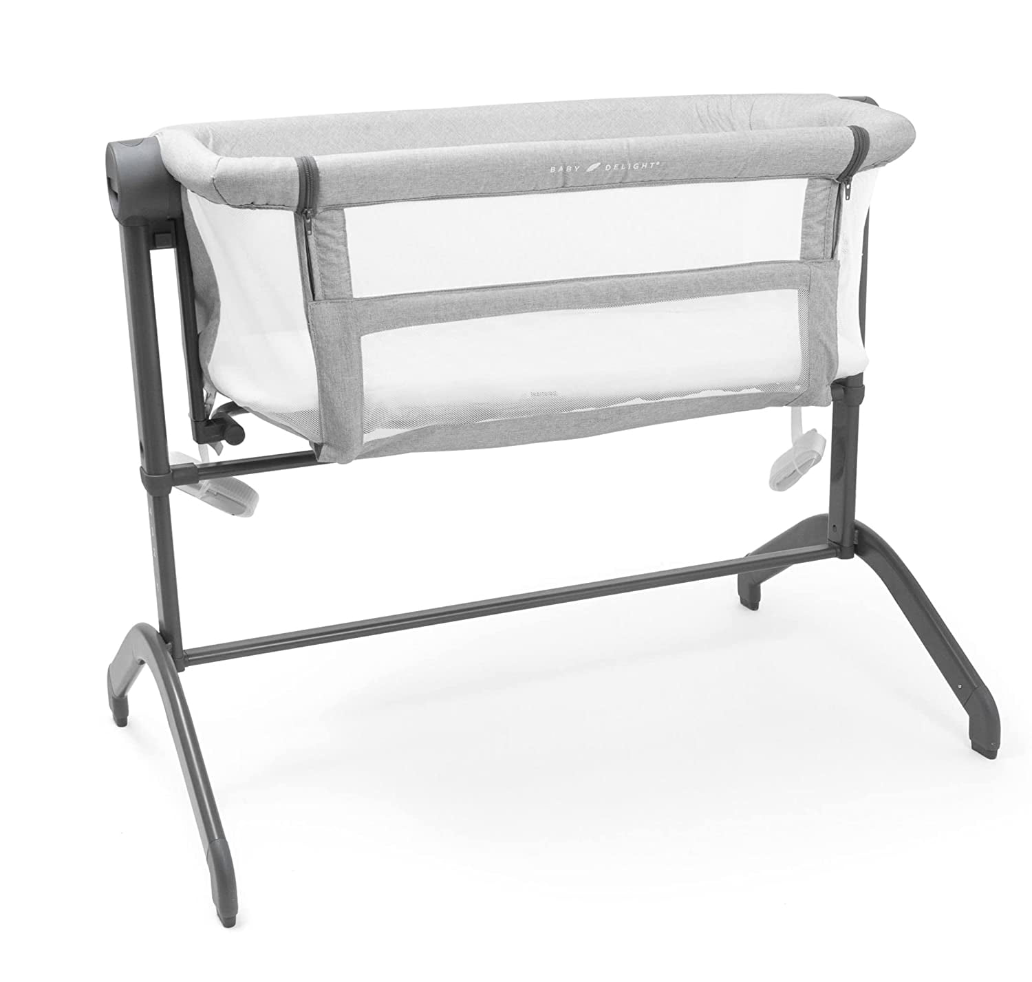 Baby Delight Beside Me Serenity Bassinet and Bedside Sleeper for Infants, Pebble Grey