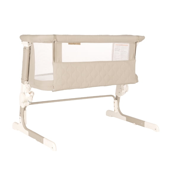 Beside Me Dreamer Organic Bassinet & Bedside Sleeper, Adjustable, Breathable & Portable, Organic Sesame