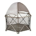 thumbnail image 1 of Go With Me Eclipse Deluxe Portable Playard with Canopy - Sandstone (Unisex), 1 of 11