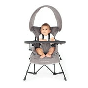 Baby Delight Go with Me Jubilee Deluxe Portable Infant Chair, Removable Canopy, Gray