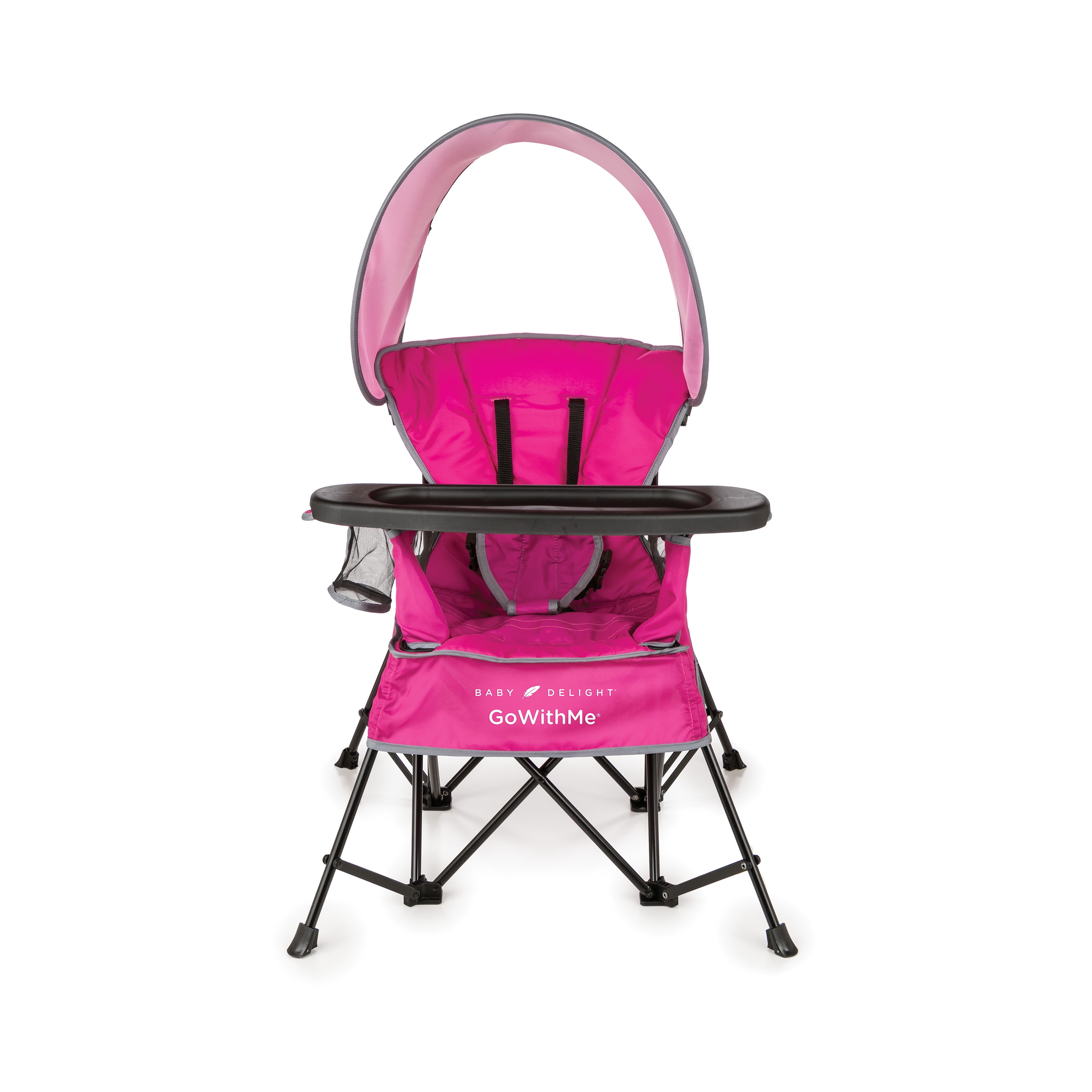 Go with Me Jubilee Deluxe Portable Infant Chair, Removable Canopy, Pink