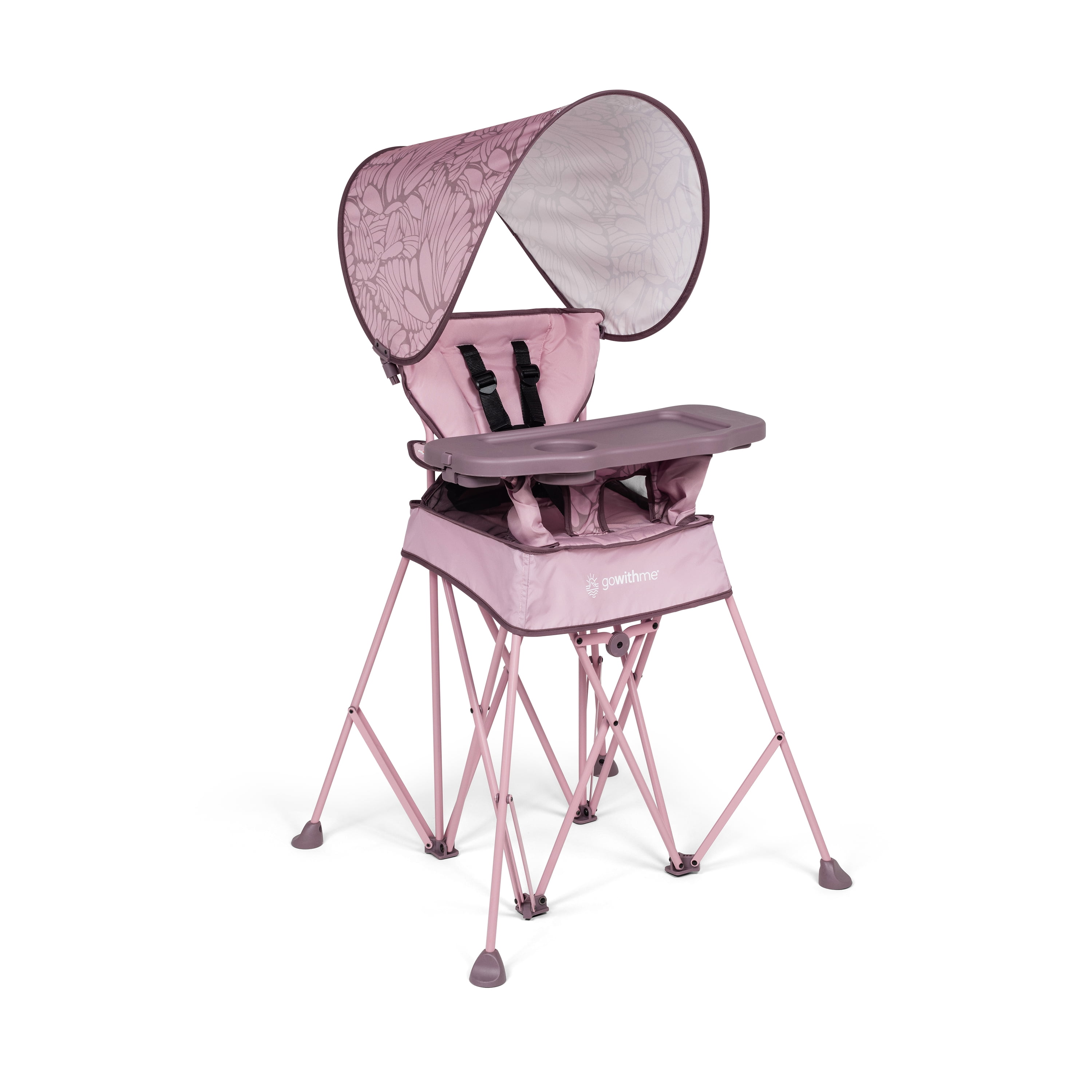 Go With Me Uplift Deluxe Portable High Chair with Canopy - Canyon Rose (Unisex)