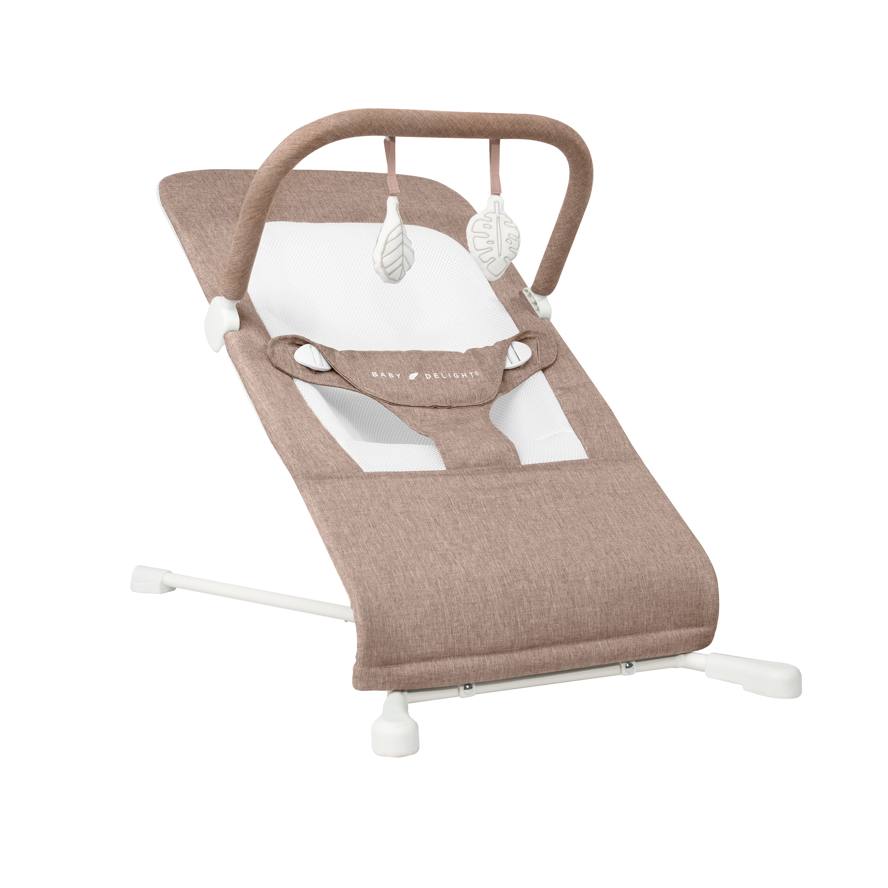 Baby Delight Highland Bouncer, 3-Position, Infants 0-6 Months, Mocha Tweed