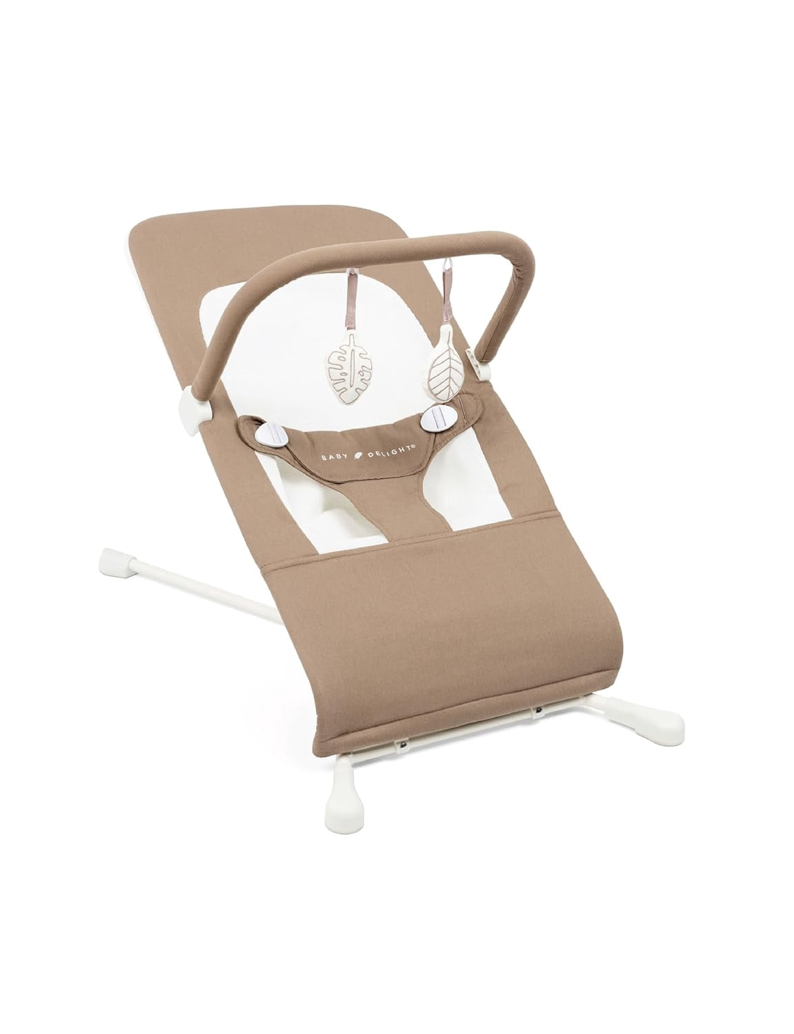Baby Delight Highland Organic Bouncer, 3-Position, Infants 0-6 Months, Organic Mocha