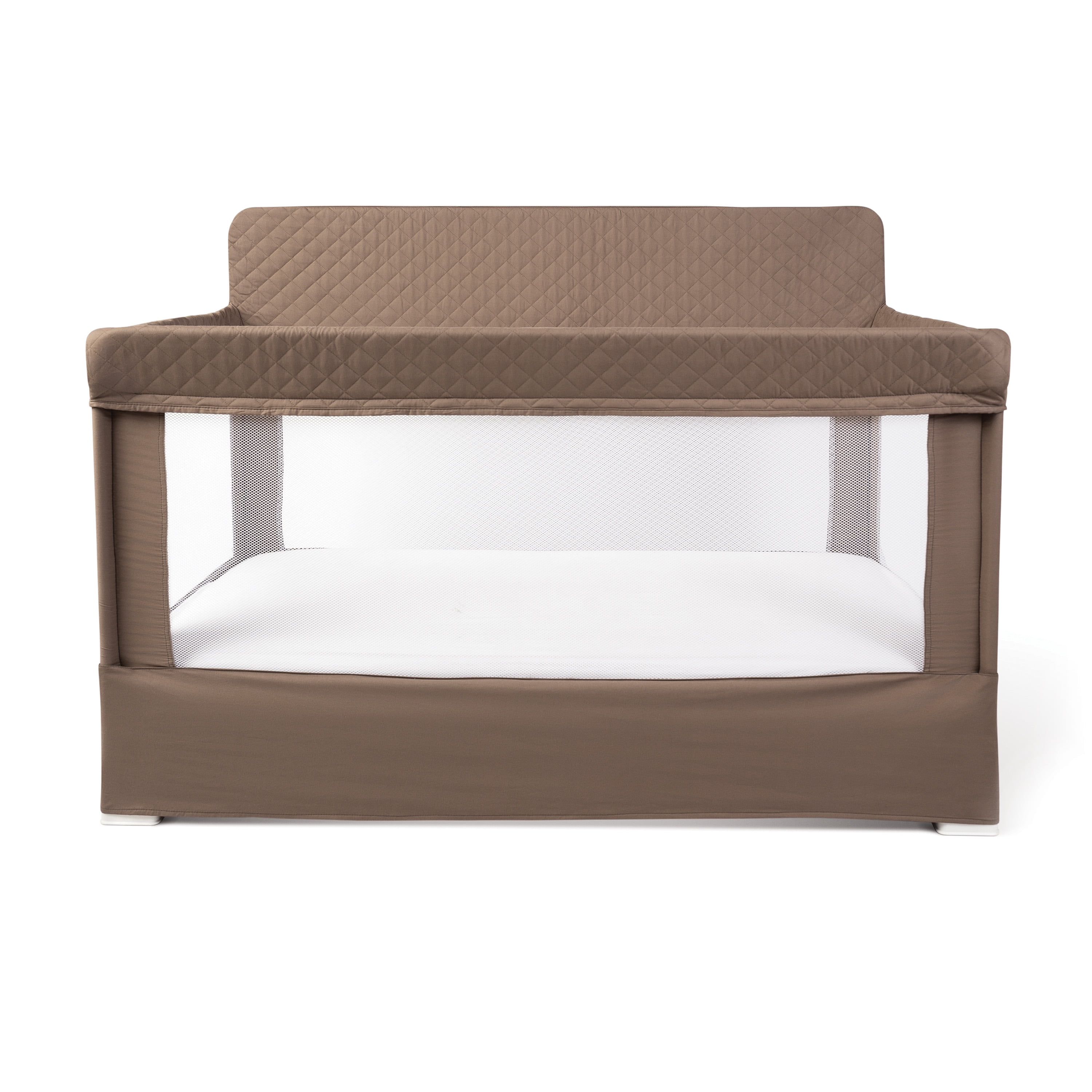 Baby Delight Lunaire Full Size Mesh Infant Crib & Playard, Organic Mocha