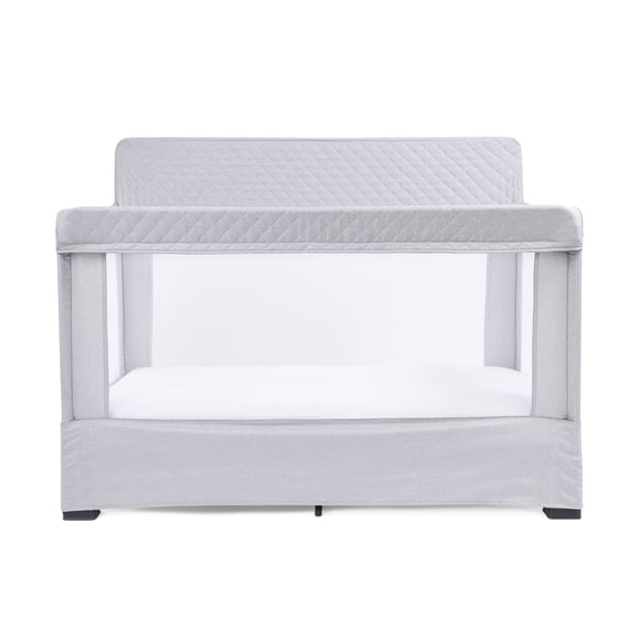Baby Delight Lunaire Full-Size Mesh Baby Crib & Playard, Pebble Grey