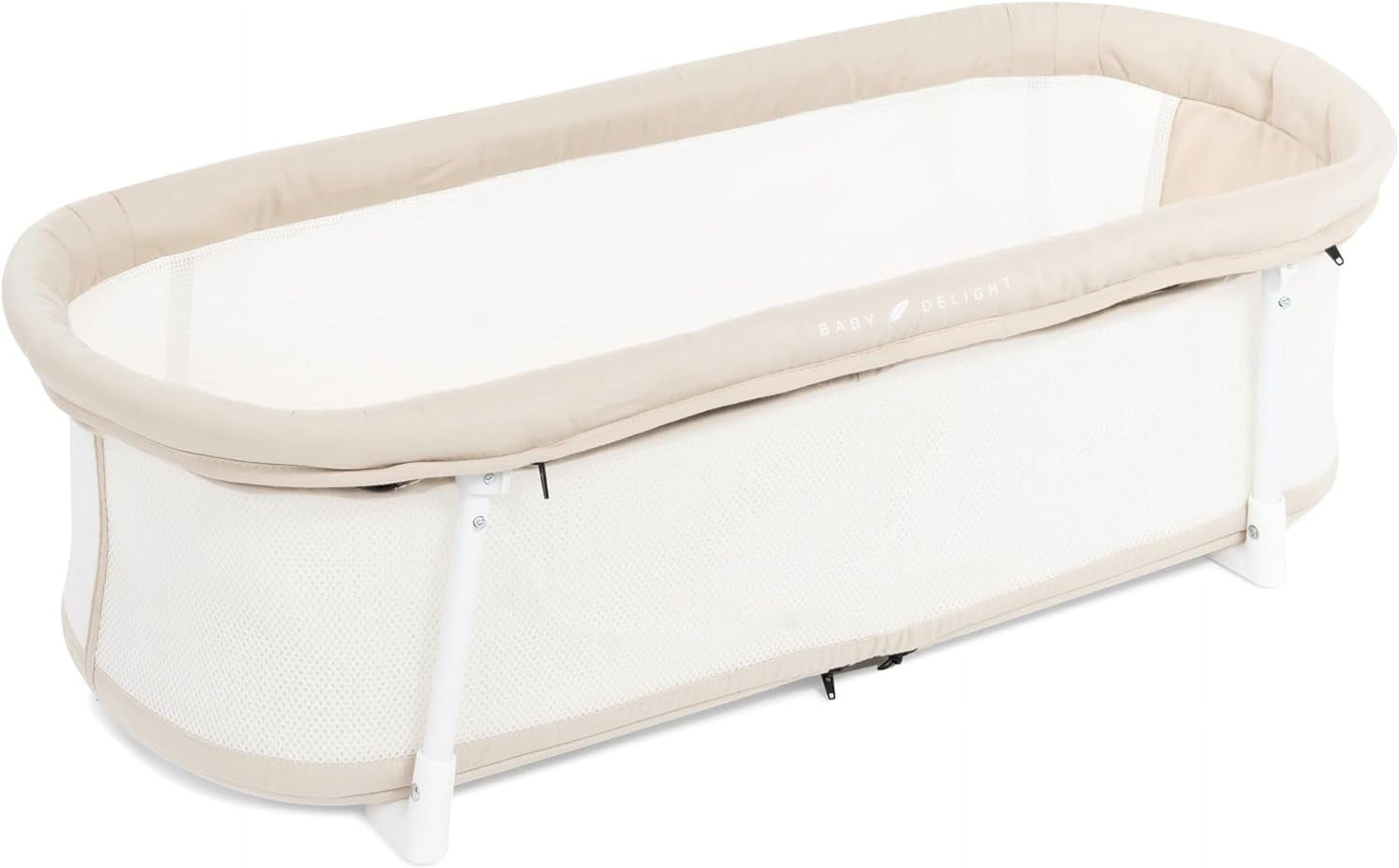 Baby Delight Snuggle Nest Portable Infant Bassinet - Organic (Unisex) -  Walmart.com