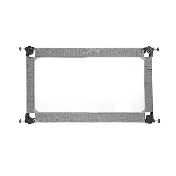 Baby Delight Span, Portable Expandable Folding Fabric Baby Gate, 30"-48", Charcoal Tweed
