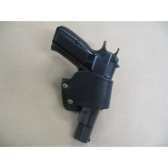 Baby Desert Eagle, Cz P01, Excam Ta90 Leather Belt Slide Holster Black USA