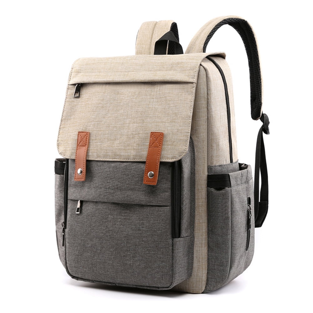 Baby Diaper Backpack Large Capacity Stroller Hanging Bag Portable Multifunction Organizer Storage Bag Mommy Bag for Outdoor Travel