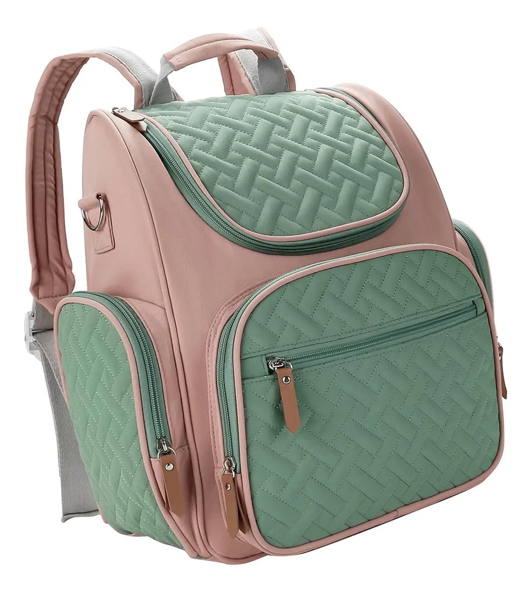 Baby Diaper Bag, Nursing Backpack, Pink