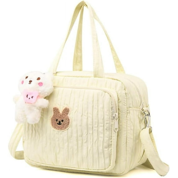 Baby Diaper Bag Tote, Mommy Bag Cute Baby Nappy Bag Crossbody Travel Diaper Tote Multifunction Baby Storage Bag