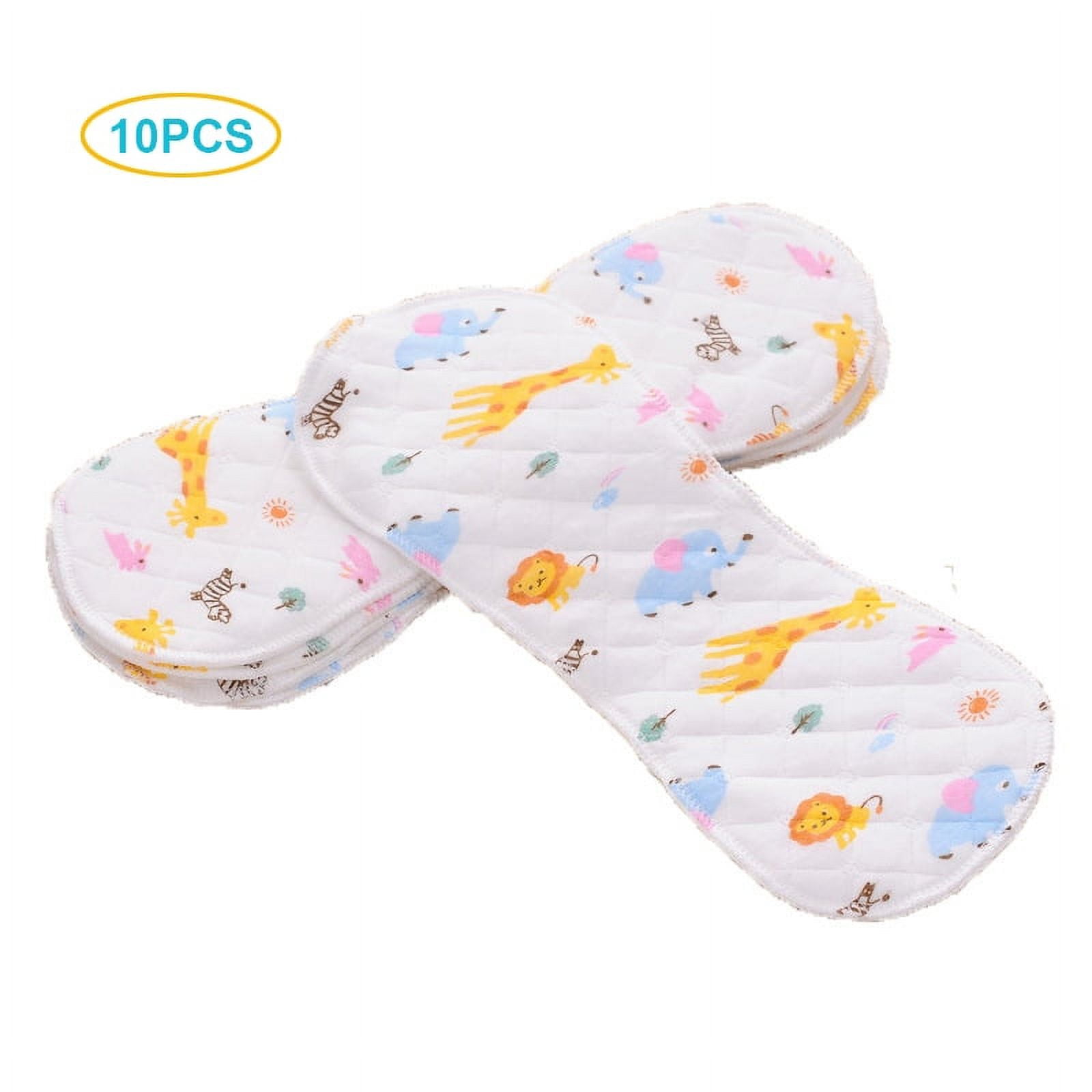 100pcs Baby Safety Colored Diaper Steel Clothes Pin Saliva Towel Fixing  Nursing Accessories - Size S