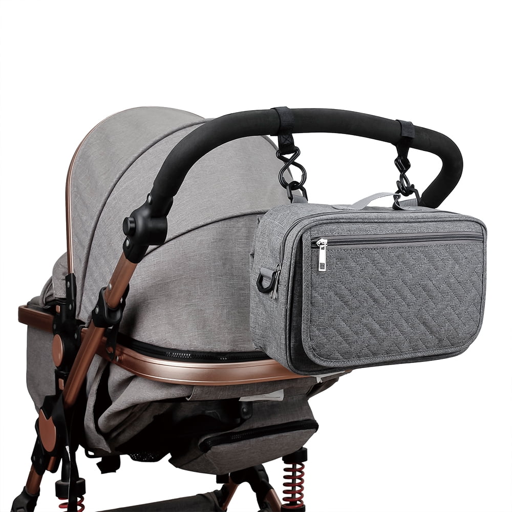 Baby Diaper Caddy Bag with Changing Pad - Changing Bag Baby Stroller Bag for Diapers, Wipes & Toys