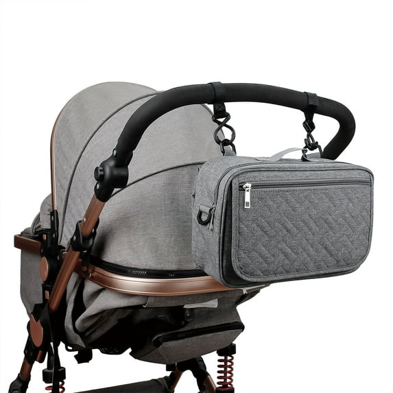 Baby Diaper Caddy Bag with Changing Pad - Changing Bag Baby Stroller Bag for Diapers, Wipes & Toys