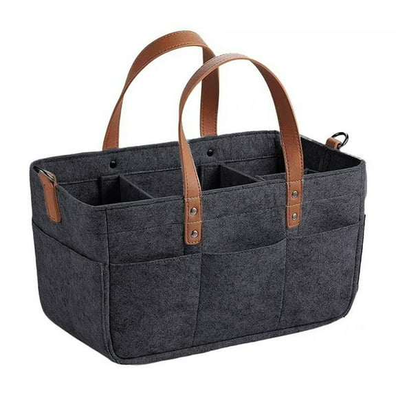 Baby Diaper Caddy Car Organizer, Portable Nursery Essentials Storage Diaper Bag for Newborn Boy and Girl