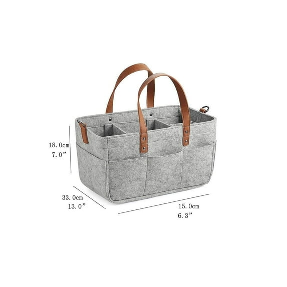 Baby Diaper Caddy Organizer, Diaper Organizer, Baby Organizer, Car Diaper Caddy, Baby Caddy Organizer, Portable Diaper Caddy,Diaper Organizer for Changing Table,Baby Organizer for Nursery,13"x6.3"x7"