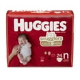 thumbnail image 1 of Huggies Little Snugglers Wetness Indicator Breathable Comfortable Diapers - Newborn, 24 Count, 1 of 1