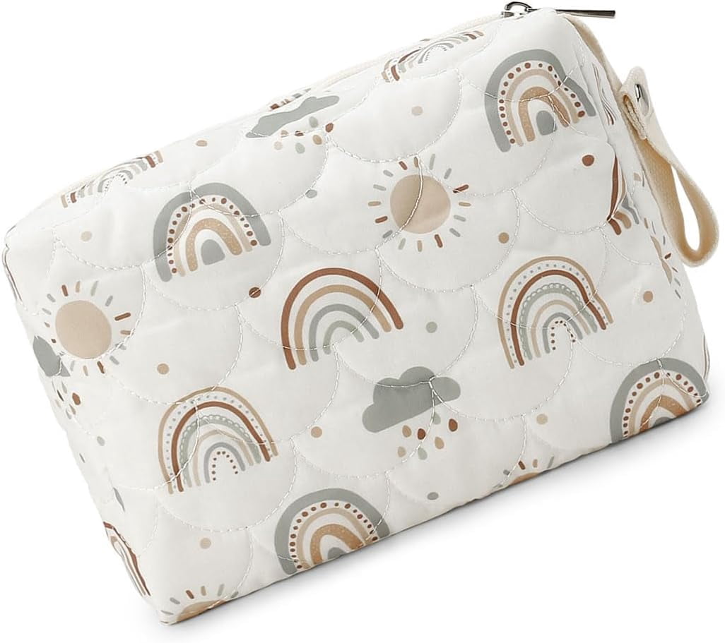 Baby Diaper Organizes with Lovely Desigs Watertight Hanging Storage Bag Portable Baby Diaper Pouches Stylish for Travel