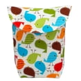 thumbnail image 1 of Baby Diaper Storage Pouch Tote with Velcro Lock for Snack Toys Pacifier Bottles (Birdie), 1 of 3