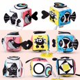 thumbnail image 1 of Baby Dice Toy, Stuffed Building Blocks Cube Toy with Mirror Rattle for 0-3Y Education, #5, 1 of 5