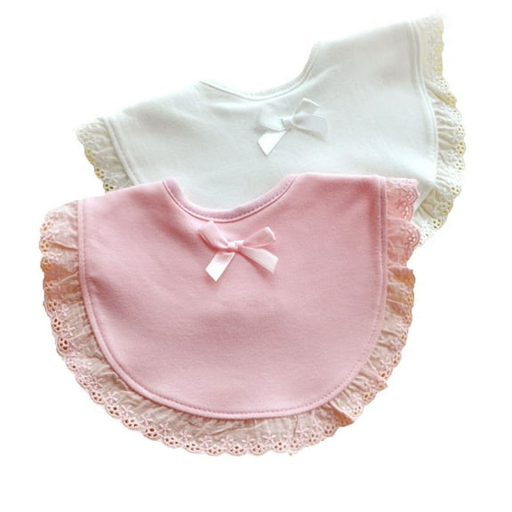Cute Baby Bibs with Dribble Made of Soft Cotton for Daily 6-Pack