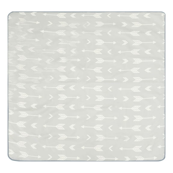 Baby Dining Chair Mat Waterproof Polyester High Chair Feeding Mat Nonslip High Chair Floor Mat Large Baby Splat Mat Practical Baby Spill Mat Portable Highchair Splat Mat for Home