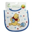thumbnail image 1 of Baby Disney Winnie the Pooh Blue Colored Baby Bib, 1 of 1