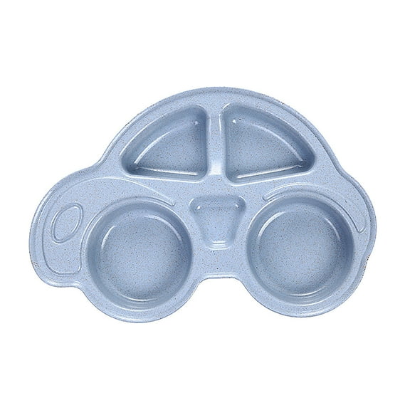 Baby Divided Plates Non-slip Kids Dinner Tray, Toddler Feeding Plate, BPA-free Durable Tableware