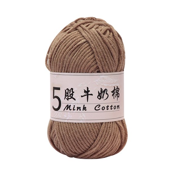 Baby Doll Accessories Milk Cotton Crochet Thread 1Mm 325M for Diy Knitting Wool Balls for Crafts