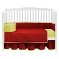 thumbnail image 1 of baby doll bedding modern hotel two tone dust ruffle/crib skirt, 1 of 7