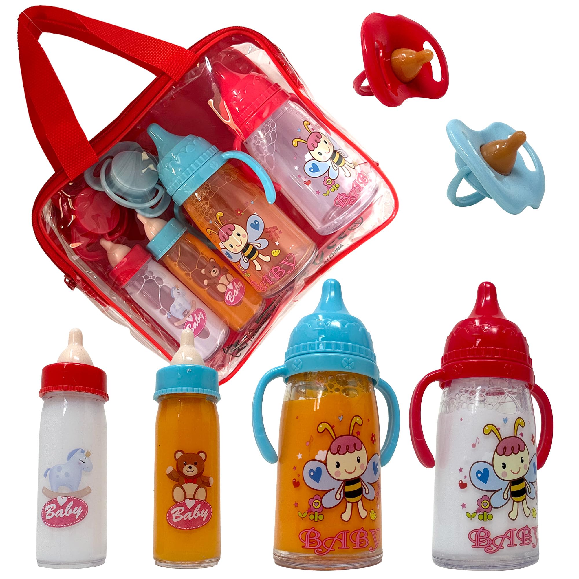 Baby Food Magic Baby Bottles Dolls Bottle Set Fash N Kolor My