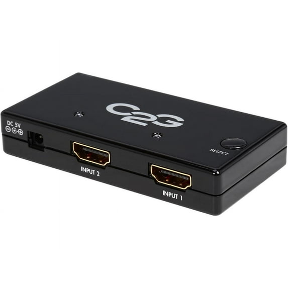C2G 2-Ports Auto Compact HDMI Switch 40349