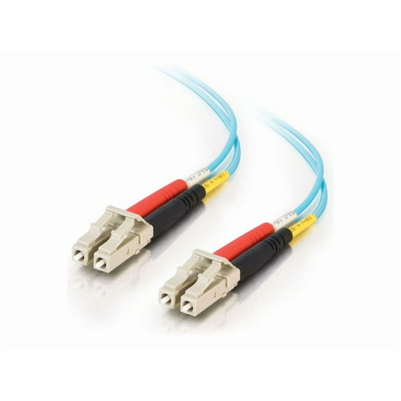 C2G 2m LC-LC 10Gb 50/125 Duplex Multimode OM3 Fiber Cable - Aqua - 6ft - patch cable - 6.6 ft - aqua