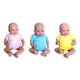 thumbnail image 1 of Baby Doll Clothes- MBD Set of Three Pack Rompers Fits 15 - 18 Inch Baby Dolls, 1 of 2
