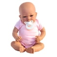 thumbnail image 1 of Baby Doll Clothes- Pink Romper Fits 15 Inch - 18 Inch Baby Dolls, 1 of 5